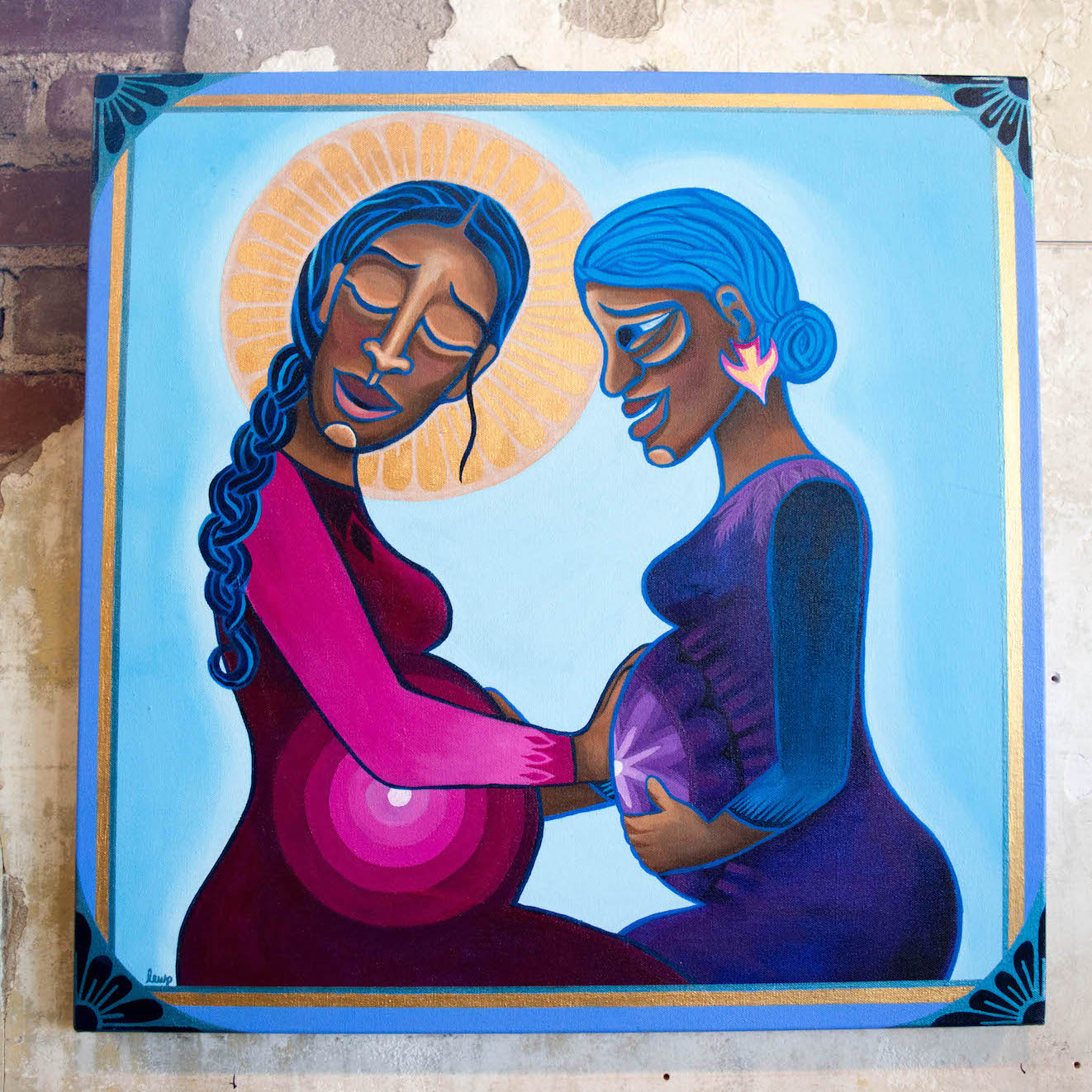 Mary & Elizabeth by Lauren Wright Pittman available at “A Sanctified Art”